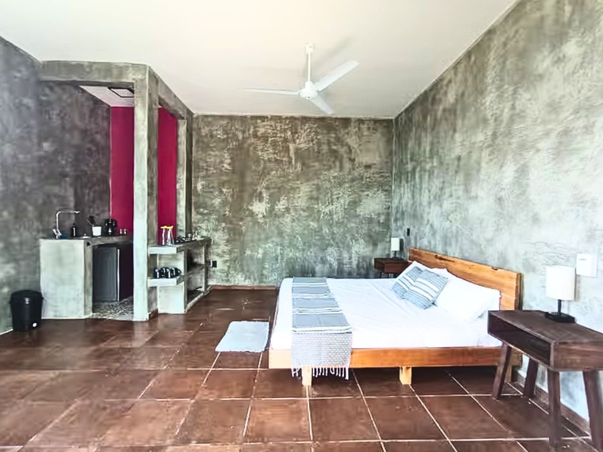 casainspira mazunte loft tierra con cama king size y cocineta integrada