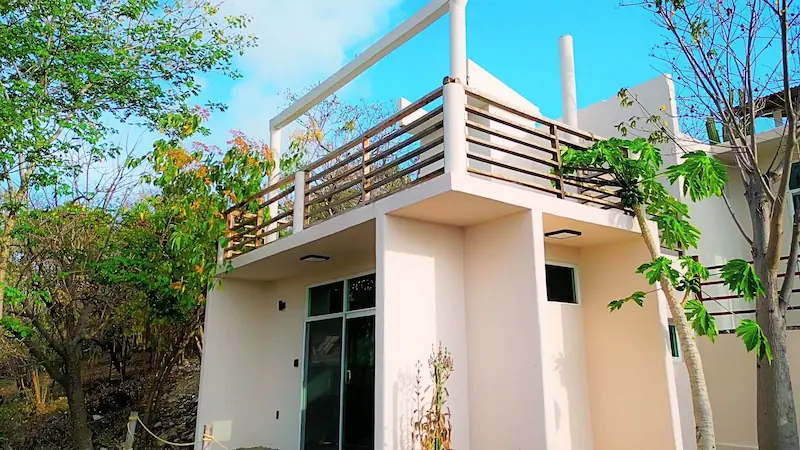 CIELO Duplex Loft entrance and construction / Loft Dúplex CIELO entrada y construcción, CasaInspira Mazunte Mexico